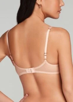 AGENT PROVOCATEUR Lorna Bra (Sand/White) 10 AGENT PROVOCATEUR Lorna Bra (Sand/White) -BLUEBELLA Sales Store agent provocteur lorna bra sand mesh white edge underwired non padded luxury designer bra sexy lingerie C
