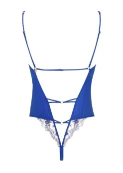 After Midnight Bodysuit (Ink Blue) 9 After Midnight Bodysuit (Ink Blue) -BLUEBELLA Sales Store atelier amour after midnight bodysuit ink blue luxury lingerie sexy bodysuit F