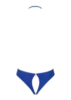 After Midnight Harness Body (Ink Blue) -BLUEBELLA Sales Store atelier amour after midnight harness body ink blue luxury lingerie sexy body harness F