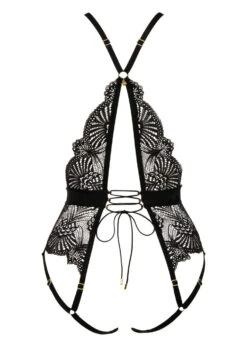 Embrace Me Harness (Black) -BLUEBELLA Sales Store atelier amour enlace moi embrace me harness black lace body sexy lingerie G