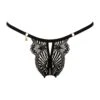 Embrace Me Open Tanga (Black)