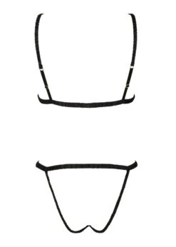 Please Me Open Body Harness 9 Please Me Open Body Harness -BLUEBELLA Sales Store atelier amour please me open black body harness bondage bodywear sexy lingerie G