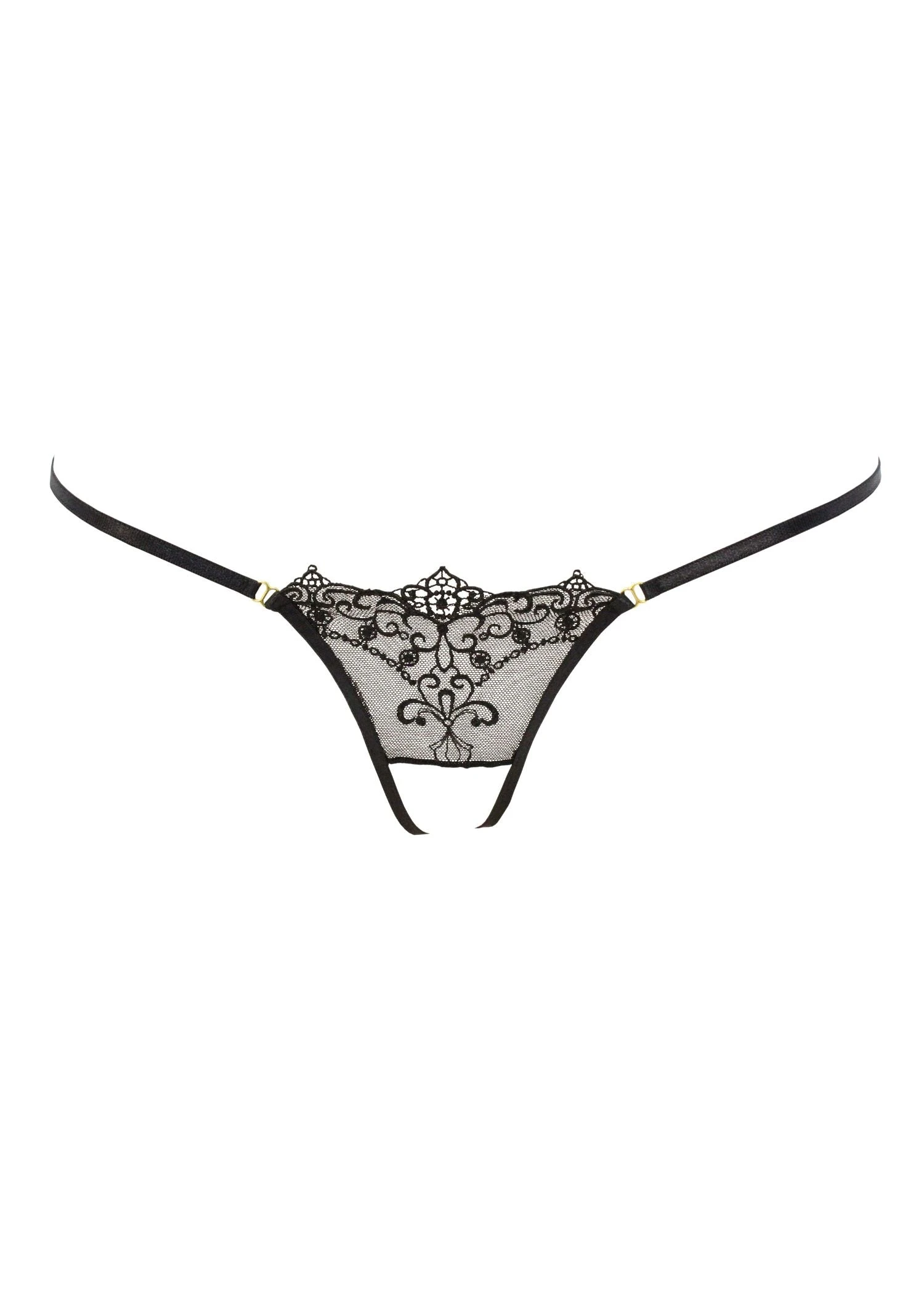 Dusky Raven Crotchless Thong 1 Dusky Raven Crotchless Thong