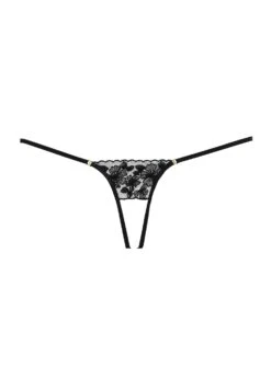 Mystic Pansy Crotchless Thong