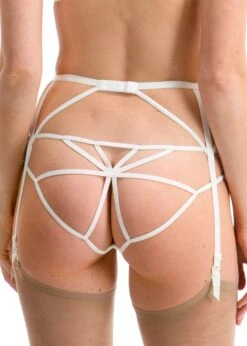 BLUEBELLA Nova Suspender Belt (Ivory) -BLUEBELLA Sales Store aw16 bluebella nova suspender belt white sexy lingerie c