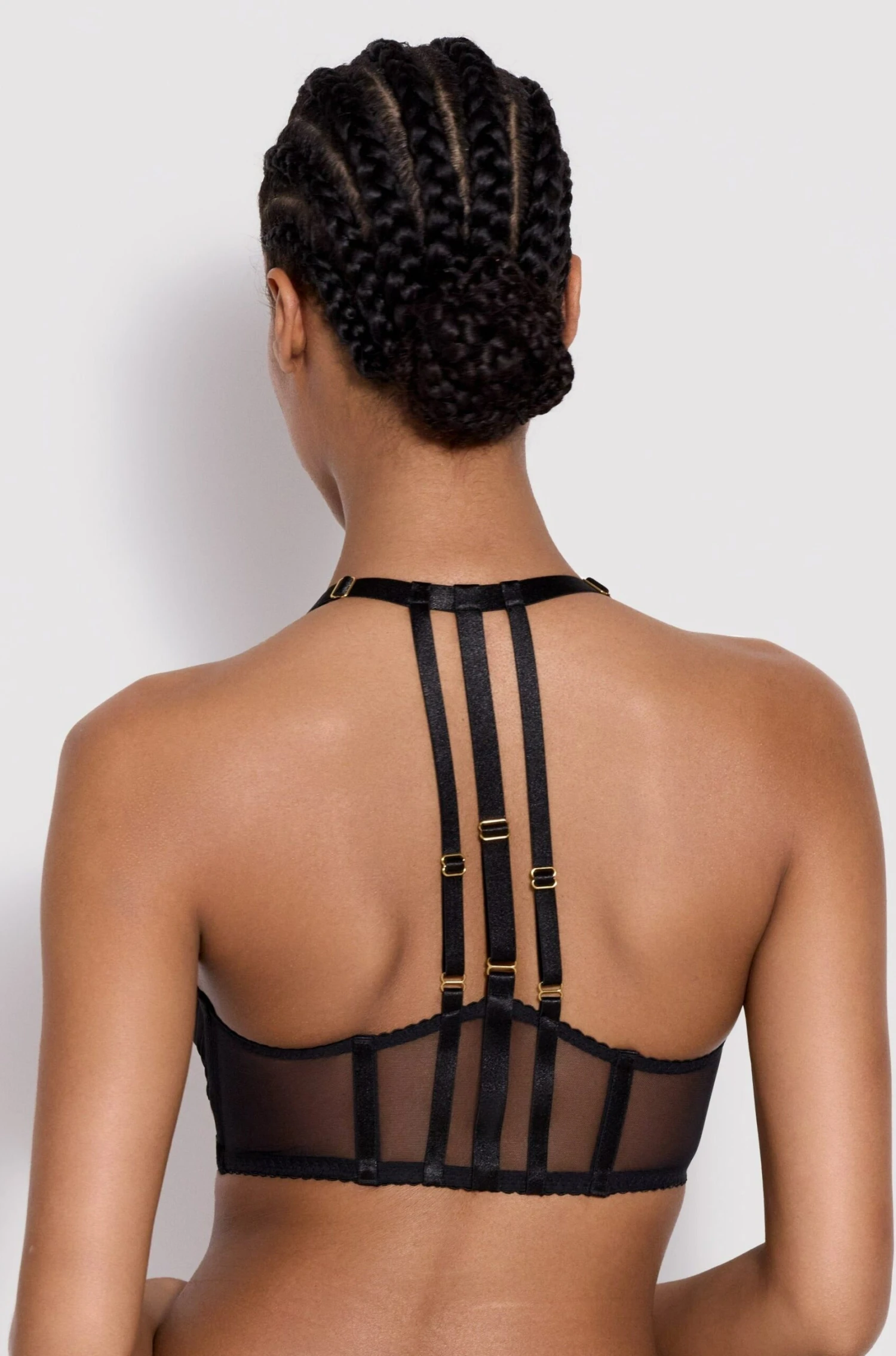 Art Deco Mesh Wrap Bra 3 Art Deco Mesh Wrap Bra - Image 3