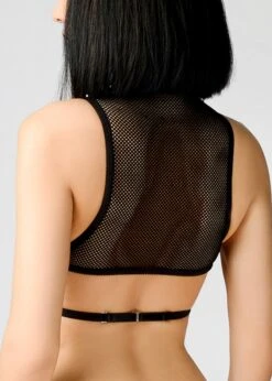 Jet Black Cut Out Bralette -BLUEBELLA Sales Store aw1901 jet.bk elf zhou jet black cut out bralette black nonpadded sexy lingerie f