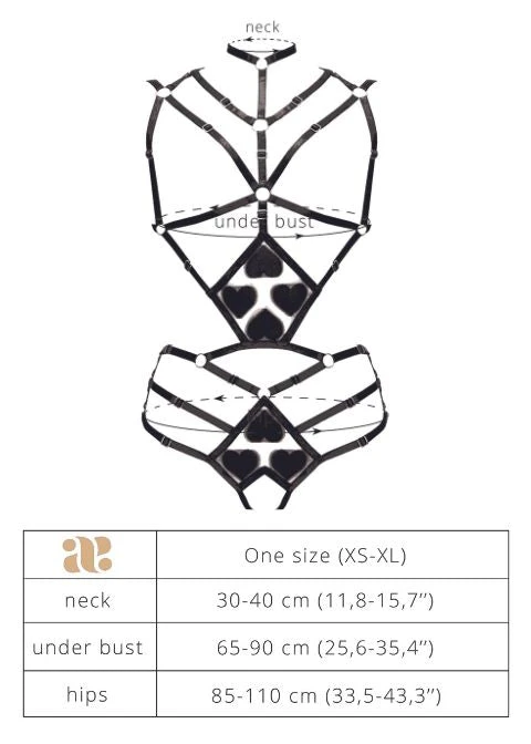 Love Time (Black) Body Harness 5 Love Time (Black) Body Harness - Image 5