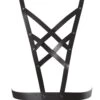 Bijoux Indiscrets MAZE Cross Cleavage Harness (Black)