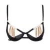 BLUEBELLA Aurora Open Bra (Black/Gold)