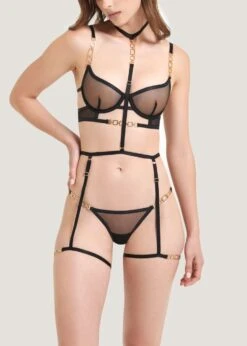 BLUEBELLA Calypso Bra 13 BLUEBELLA Calypso Bra -BLUEBELLA Sales Store bluebella calypso bra black gold see through bra underwired sexy lingerie F