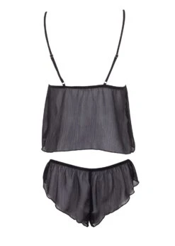 BLUEBELLA Carrie Cami & Short Set -BLUEBELLA Sales Store bluebella carrie cami shorts set loungewear black mesh lace sexy sleepwear E