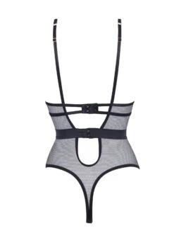 BLUEBELLA Cassandra Wired Body (Black) -BLUEBELLA Sales Store bluebella cassandra wired body black lace bodysuit sexy lingerie F