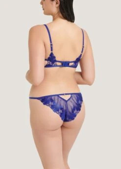 BLUEBELLA Colette Bra (Blue) -BLUEBELLA Sales Store bluebella colette bra underwired blue lace embroidery non padded sexy lingerie G