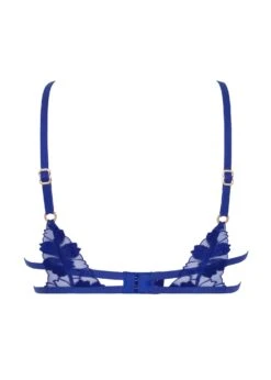 BLUEBELLA Colette Bra (Blue) -BLUEBELLA Sales Store bluebella colette bra underwired blue lace embroidery non padded sexy lingerie I