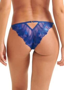 BLUEBELLA Colette Brief (Blue) -BLUEBELLA Sales Store bluebella colette brief blue embroidery sexy underwear lingerie C