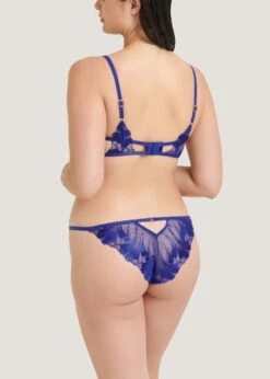 BLUEBELLA Colette Brief (Blue) -BLUEBELLA Sales Store bluebella colette brief blue embroidery sexy underwear lingerie G