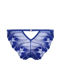 BLUEBELLA Colette Brief (Blue) -BLUEBELLA Sales Store bluebella colette brief blue embroidery sexy underwear lingerie H