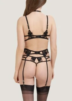 BLUEBELLA Colette Suspender Harness (Detachable Harness) -BLUEBELLA Sales Store bluebella colette suspender harness detachable black mesh bodywear sexy lingerie D