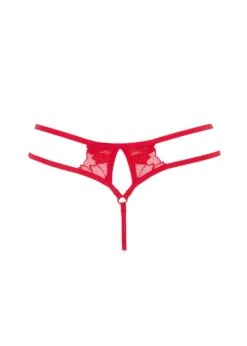 BLUEBELLA Colette Thong (Red) 13 BLUEBELLA Colette Thong (Red) -BLUEBELLA Sales Store bluebella colette thong tomato red embroidery lace gstring sexy lingerie underwear G