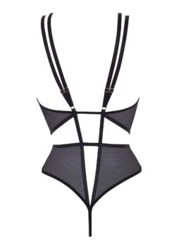 BLUEBELLA Elizabeth Soft Body (Black) -BLUEBELLA Sales Store bluebella elizabeth soft body black mesh double strap bodysuit sexy lingerie F