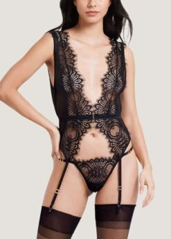 BLUEBELLA Fenella Thong 9 BLUEBELLA Fenella Thong -BLUEBELLA Sales Store bluebella fenella thong black lace bottoms sexy lingerie 41254 D