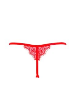 BLUEBELLA Grace Thong (Red) 13 BLUEBELLA Grace Thong (Red) -BLUEBELLA Sales Store bluebella grace thong tomato red lace gstring underwear sexy lingerie G