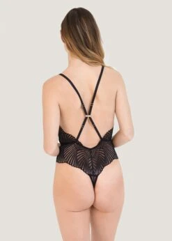 BLUEBELLA Iris Soft Body -BLUEBELLA Sales Store bluebella iris soft body lace bodysuit deep plunge bodywear sexy lingerie C