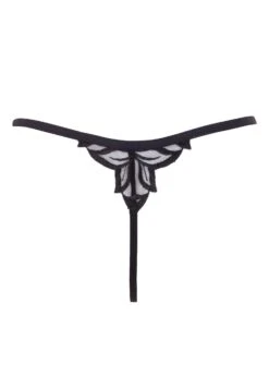 BLUEBELLA Isadora Thong -BLUEBELLA Sales Store bluebella isadora thong black lace mesh bottoms sexy lingerie G