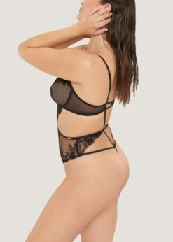 BLUEBELLA Marseille Wired Body (Black) 13 BLUEBELLA Marseille Wired Body (Black) -BLUEBELLA Sales Store bluebella marseille black wired body bodysuit mesh lace non padded bodywear sexy lingerie E