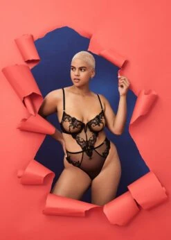 BLUEBELLA Marseille Wired Body (Black) 11 BLUEBELLA Marseille Wired Body (Black) -BLUEBELLA Sales Store bluebella marseille black wired body bodysuit mesh lace non padded bodywear sexy lingerie H