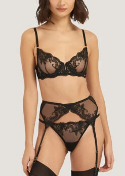 BLUEBELLA Marseille Bra (Black) 15 BLUEBELLA Marseille Bra (Black) -BLUEBELLA Sales Store bluebella marseille bra black nonpadded underwire lace sexy lingerie F