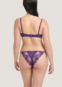 BLUEBELLA Marseille Bra (Heliotrope Purple) -BLUEBELLA Sales Store bluebella marseille bra purple underwired lace mesh non padded sexy lingerie G
