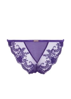 BLUEBELLA Marseille Brief (Heliotrope Purple) -BLUEBELLA Sales Store bluebella marseille brief purple lace mesh underwear sexy lingerie I