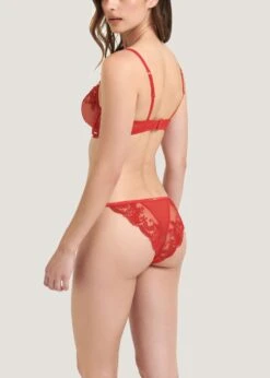 BLUEBELLA Marseille Brief (Red) 12 BLUEBELLA Marseille Brief (Red) -BLUEBELLA Sales Store bluebella marseille brief tomato red panty knicker lace embroidery sexy underwear lingerie E