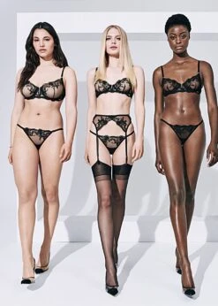 BLUEBELLA Marseille Thong (Black) -BLUEBELLA Sales Store bluebella marseille lace mesh bra thong suspender collection B 58520a7b 22bc 404e 8808 8feced2a3631