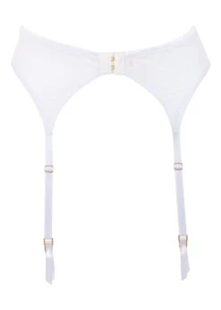 BLUEBELLA Marseille Suspender (White) -BLUEBELLA Sales Store bluebella marseille white suspender belt sexy bottoms sexy lingerie H