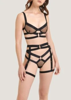 BLUEBELLA Miriam Thigh Harness -BLUEBELLA Sales Store bluebella miriam thigh harness bondage garter black bottoms sexy lingerie E