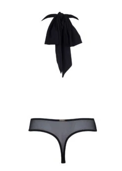 BLUEBELLA Ocean Soft Body (Black) 13 BLUEBELLA Ocean Soft Body (Black) -BLUEBELLA Sales Store bluebella ocean soft body black halter neck low back luxury lingerie G