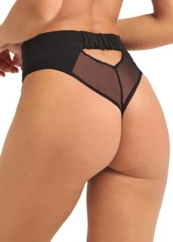 BLUEBELLA Orla High Waist Brief 10 BLUEBELLA Orla High Waist Brief -BLUEBELLA Sales Store bluebella orla high waist brief soft mesh black panty every lingerie C
