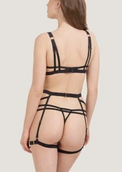 BLUEBELLA Oslo Thigh Harness -BLUEBELLA Sales Store bluebella oslo thigh harness garter belt black sexy lingerie E