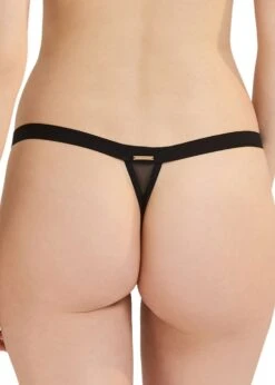BLUEBELLA Slade Thong 9 BLUEBELLA Slade Thong -BLUEBELLA Sales Store bluebella slade thong black bottoms underwear luxury lingerie C