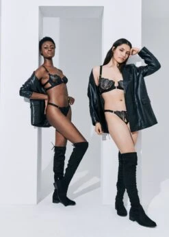 BLUEBELLA Sofia Bra -BLUEBELLA Sales Store bluebella sofia bra underwire black mesh v cut plunge sexy lingerie G