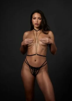 BLUEBELLA Theodora Chain Harness -BLUEBELLA Sales Store bluebella theodora chain harness bodywear lingerie accessory sexy lingerie C