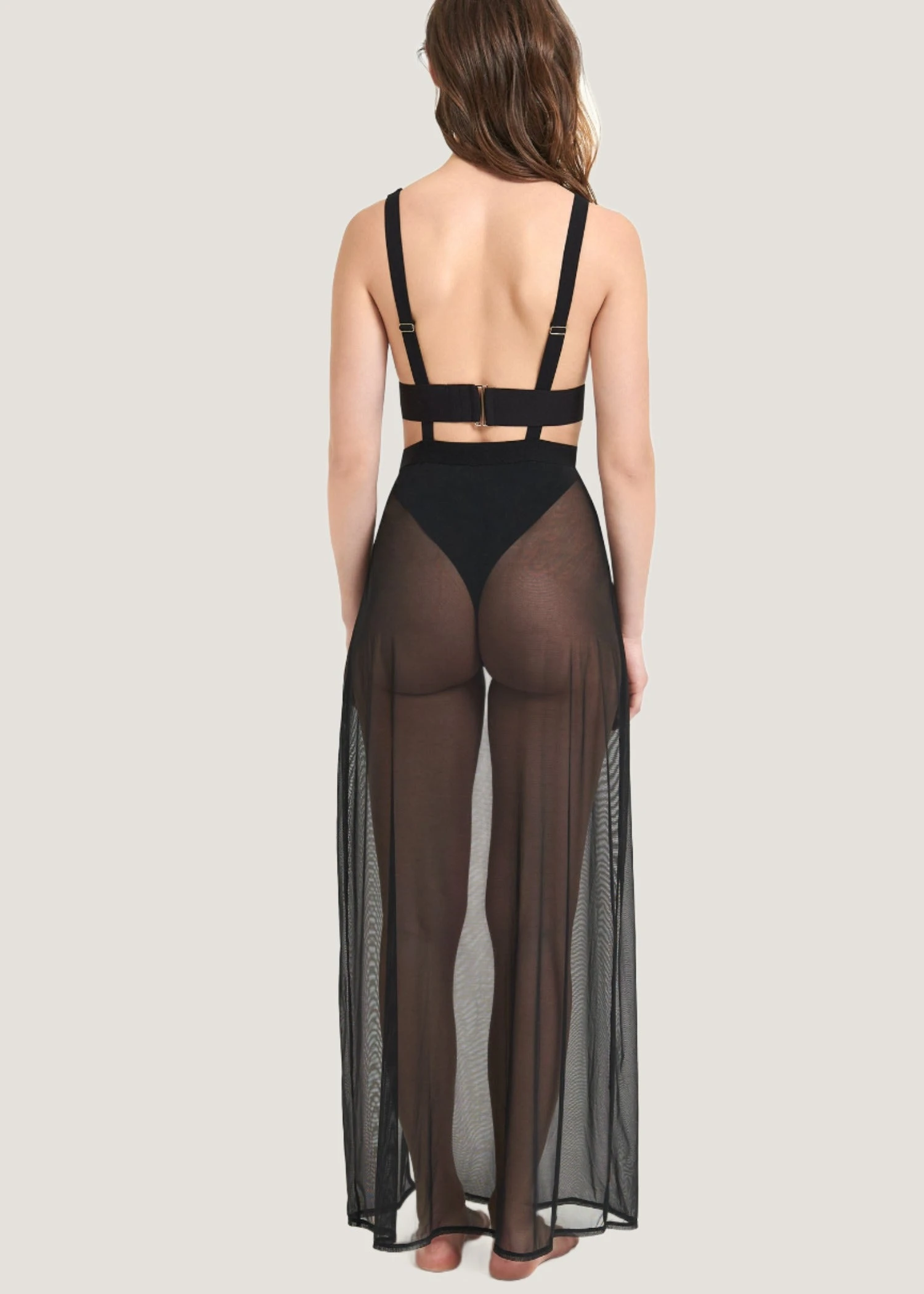 BLUEBELLA Topaz Long Chemise (Black) 3 BLUEBELLA Topaz Long Chemise (Black) - Image 3