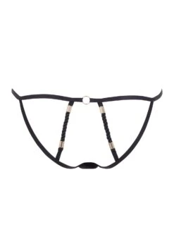 BLUEBELLA Valerian Open-Back Brief -BLUEBELLA Sales Store bluebella valerian open back brief ouvert panty black sexy underwear sexy lingerie H