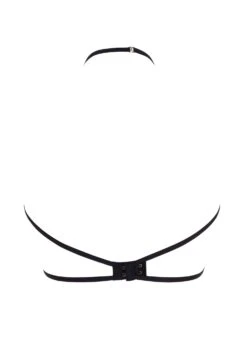 BLUEBELLA Valerian Open Bra -BLUEBELLA Sales Store bluebella valerian open bra black cupless bra bondage lingerie ultra sexy lingerie G