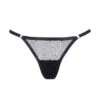 BLUEBELLA Zenn Thong (Black/Silver)