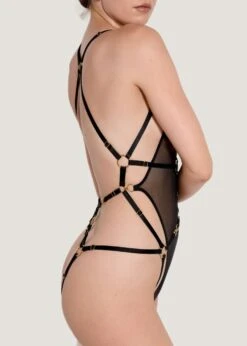 Kleio Multi-Style Harness Body (Black) -BLUEBELLA Sales Store bordelle kleio multi style harness body black bondage lingerie accessory D