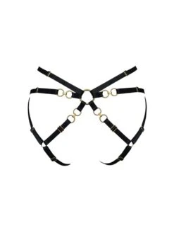 Kleio Open Back Brief (Black) 9 Kleio Open Back Brief (Black) -BLUEBELLA Sales Store bordelle kleio open back ouvert brief black sexy underwear lingerie H